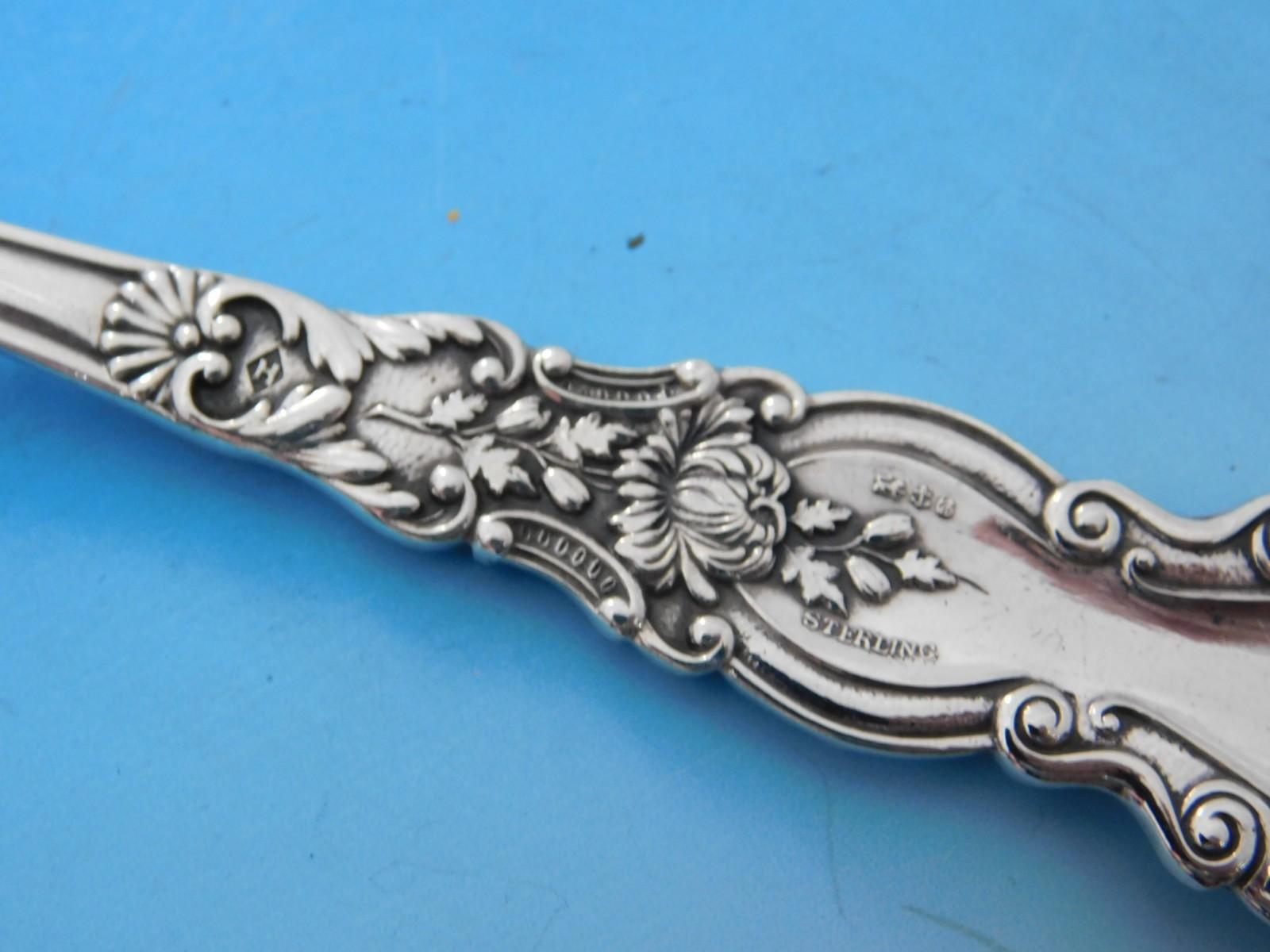 Harlequin Mixed Sterling Silber Besteck Set 12 Service 72 Stück Abendessen im Angebot 1