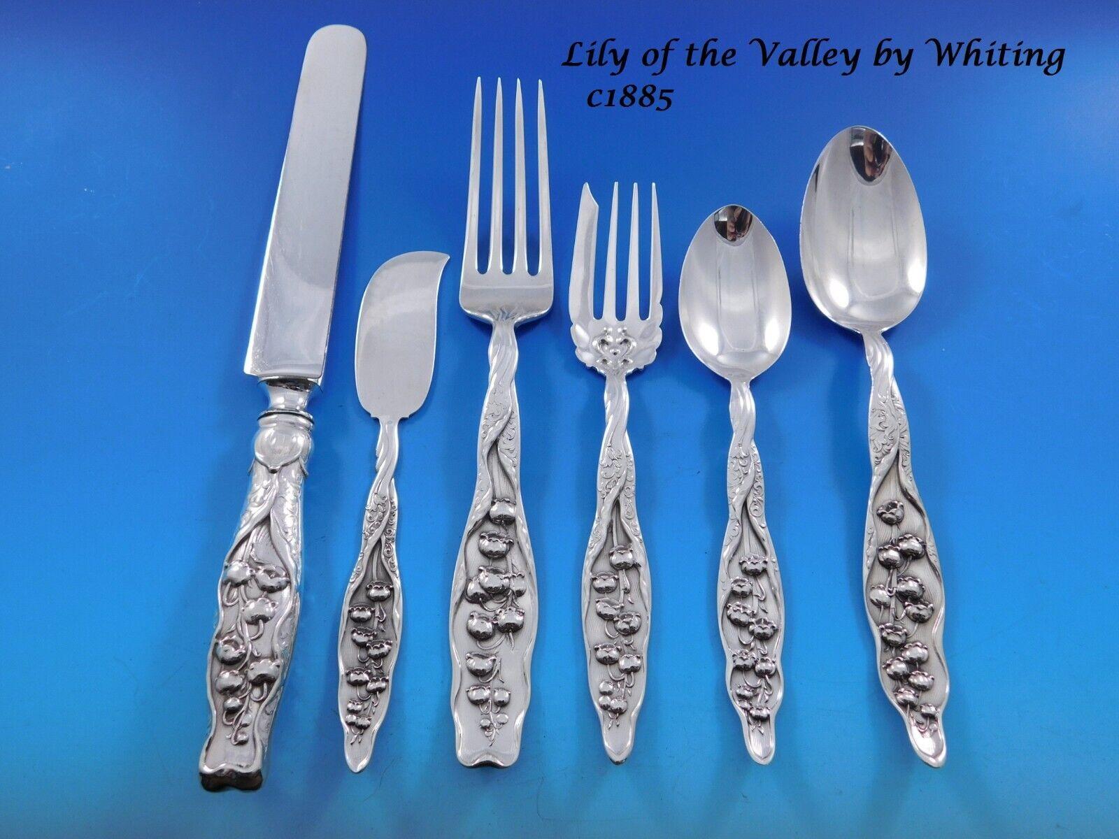 Harlequin Mixed Sterling Silver Flatware Set for 10 Dinner Service 60 pc Ornate 3