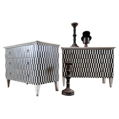 Harlequin Painted Chest of Drawers