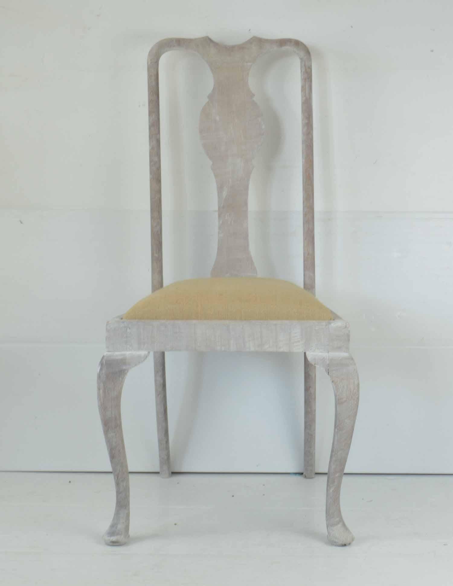 Oak Harlequin Set of 10 Antique Gustavian Style Urn Back Dining Chairs