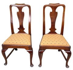 Harlequin Set Of 10 Early 18th Century Walnut Dining Chairs