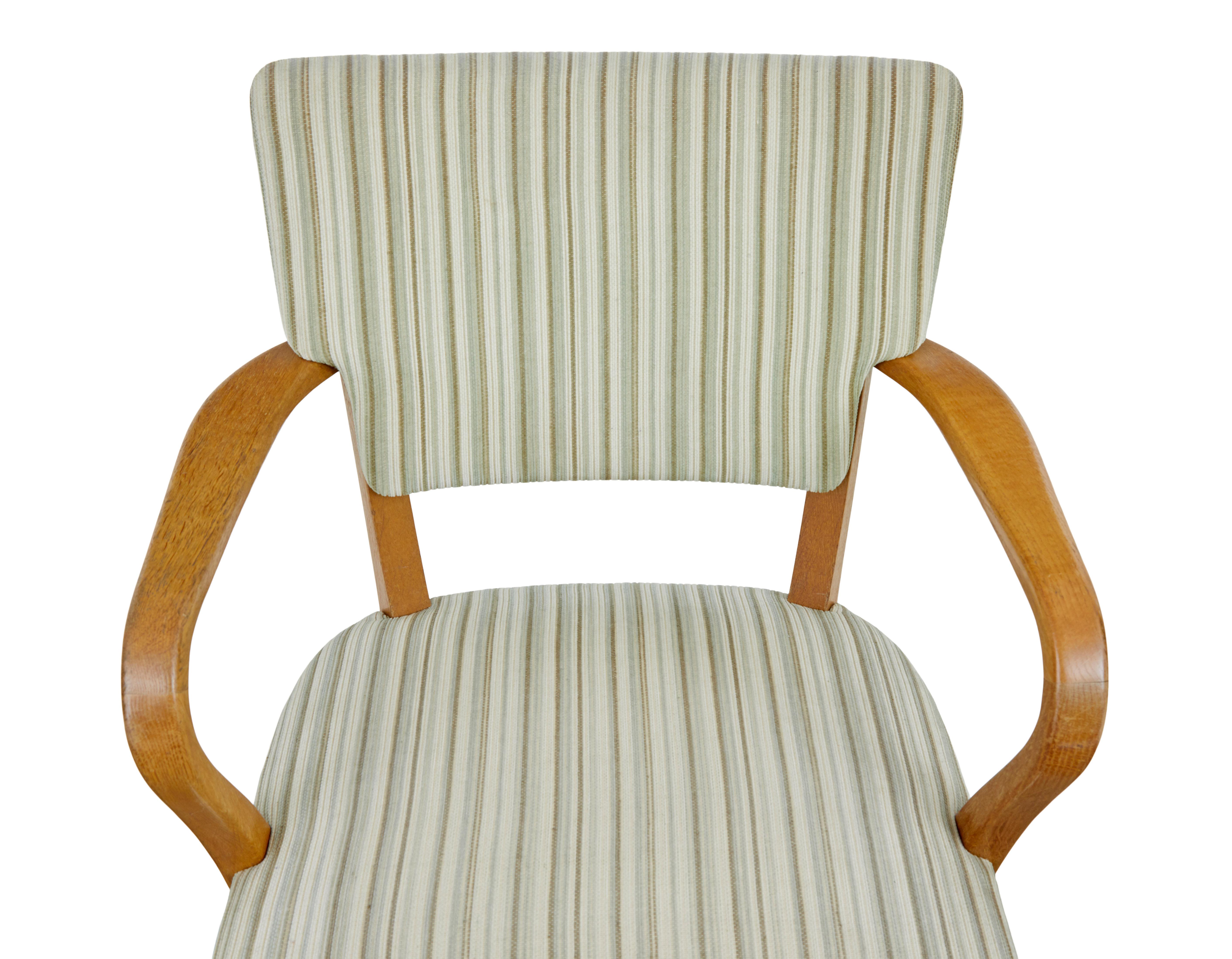 20th Century Harlequin set of 6 Swedish 1960’s armchairs by atvidabergs For Sale