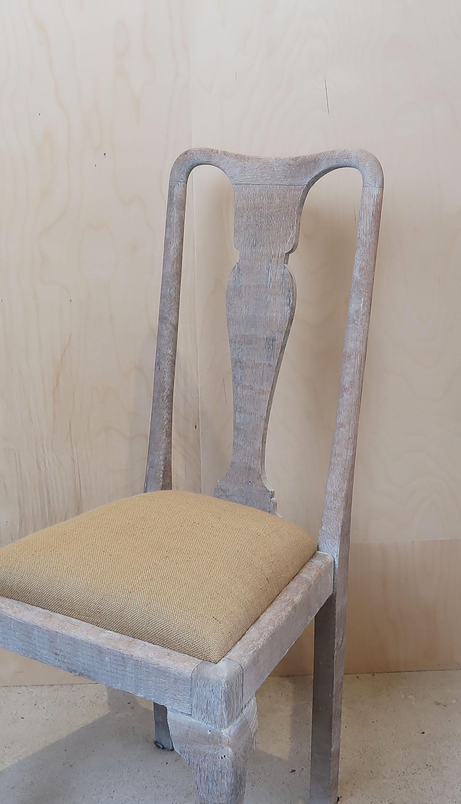Harlequin Set of 8 Antique Gustavian Style Urn Back Dining Chairs In Good Condition In St Annes, Lancashire