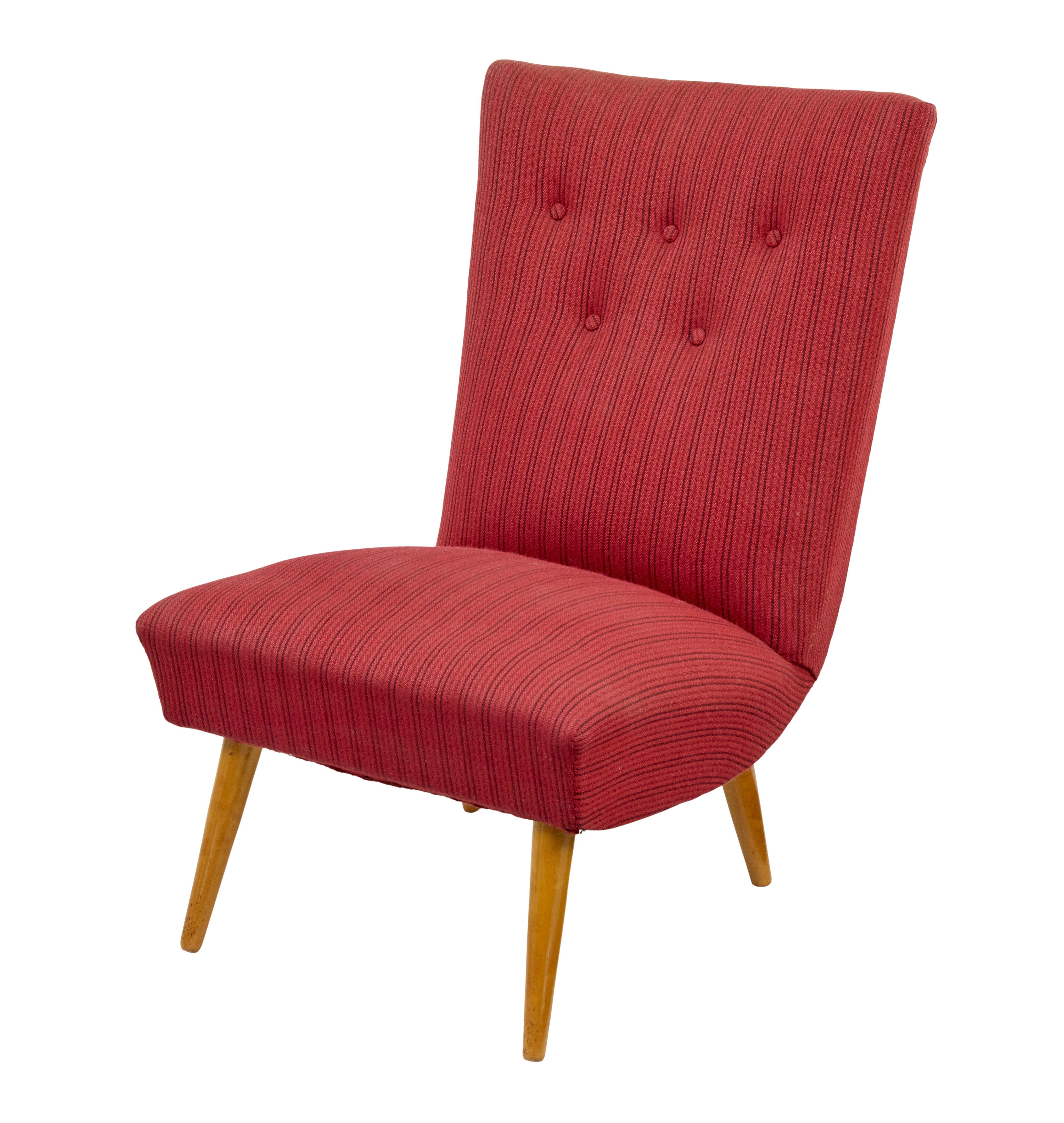 Harlequin set of 8 Scandinavian modern lounge chairs For Sale 5