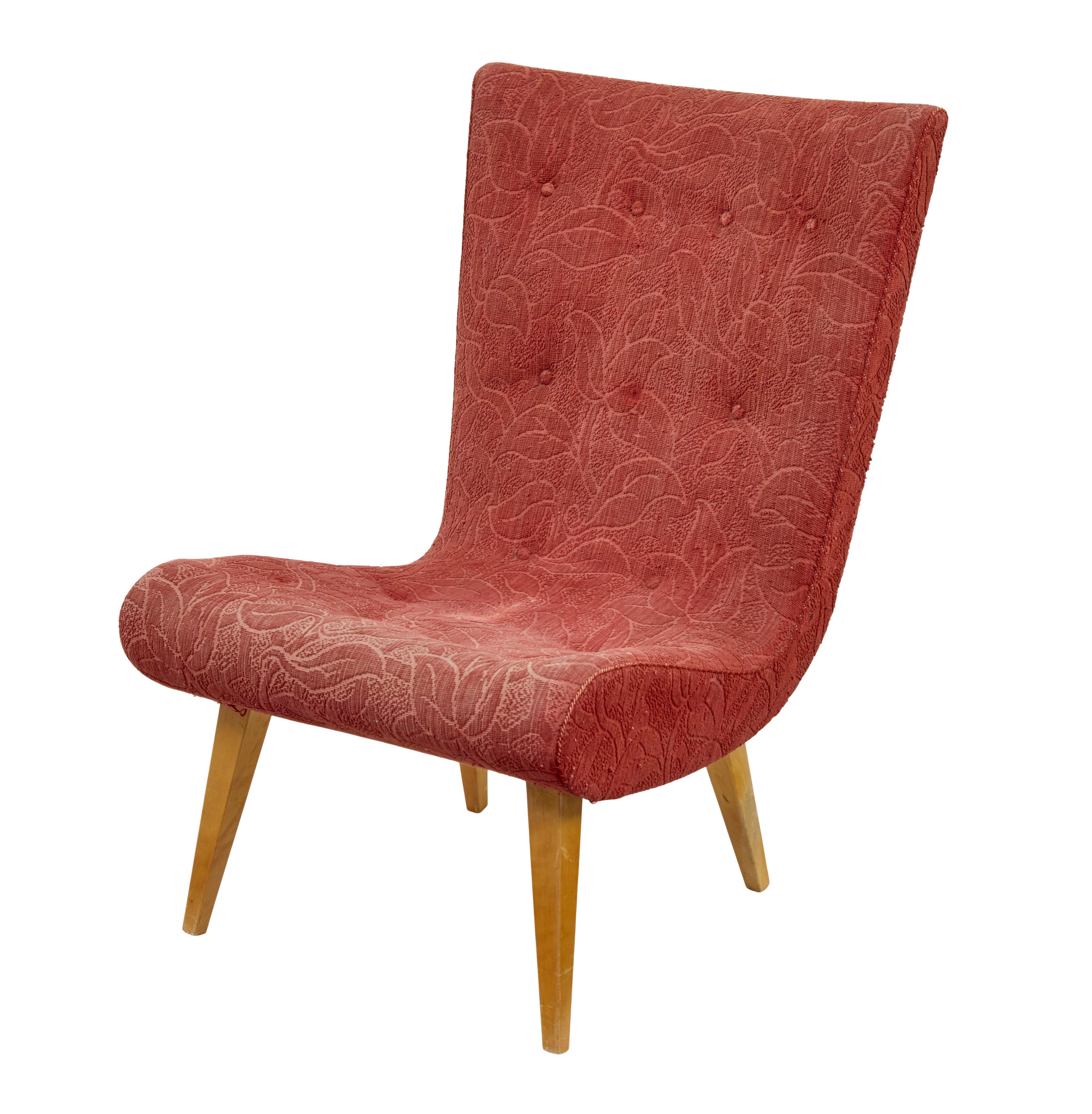 Harlequin set of 8 Scandinavian modern lounge chairs For Sale 6