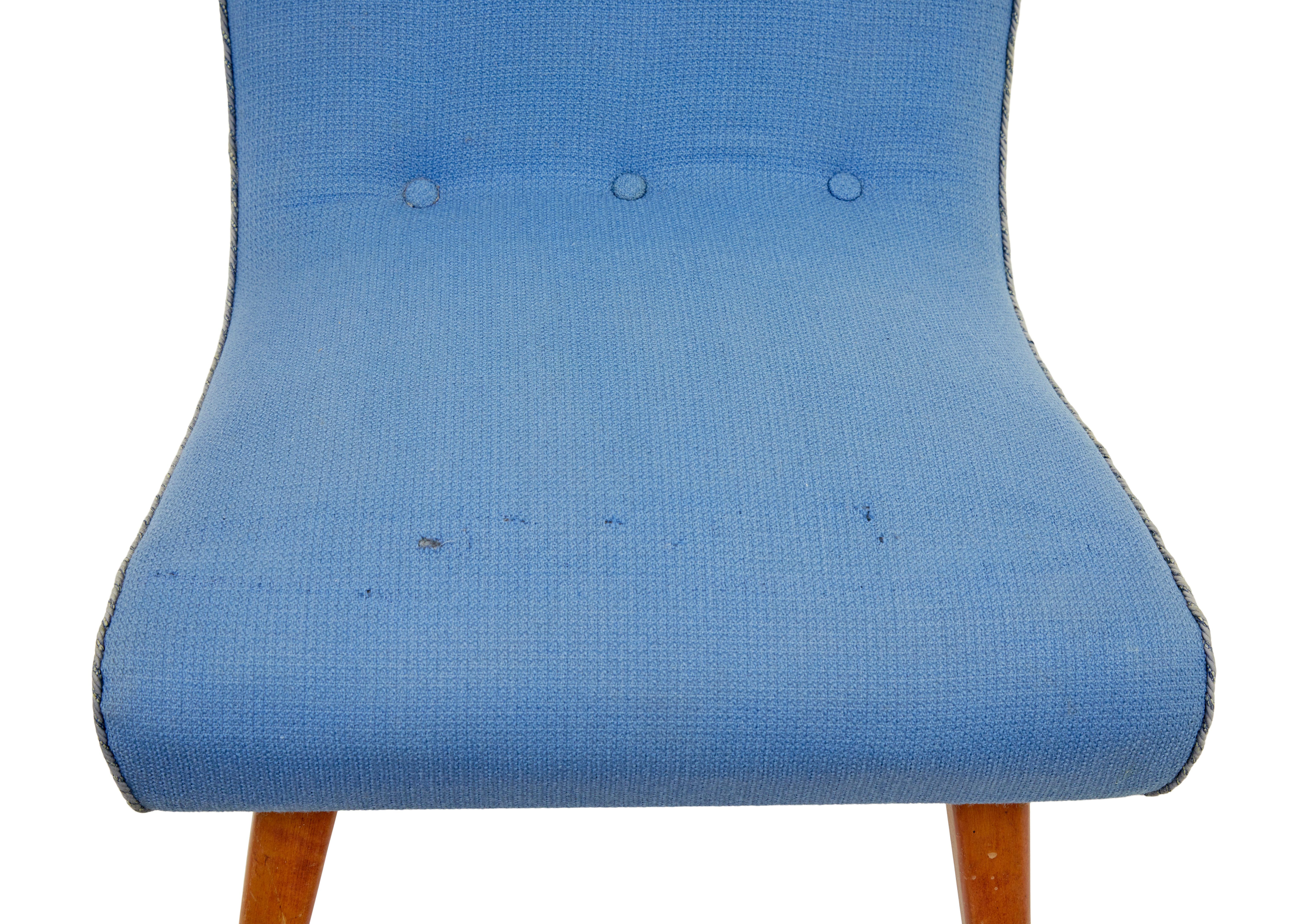 Harlequin set of 8 Scandinavian modern lounge chairs For Sale 8