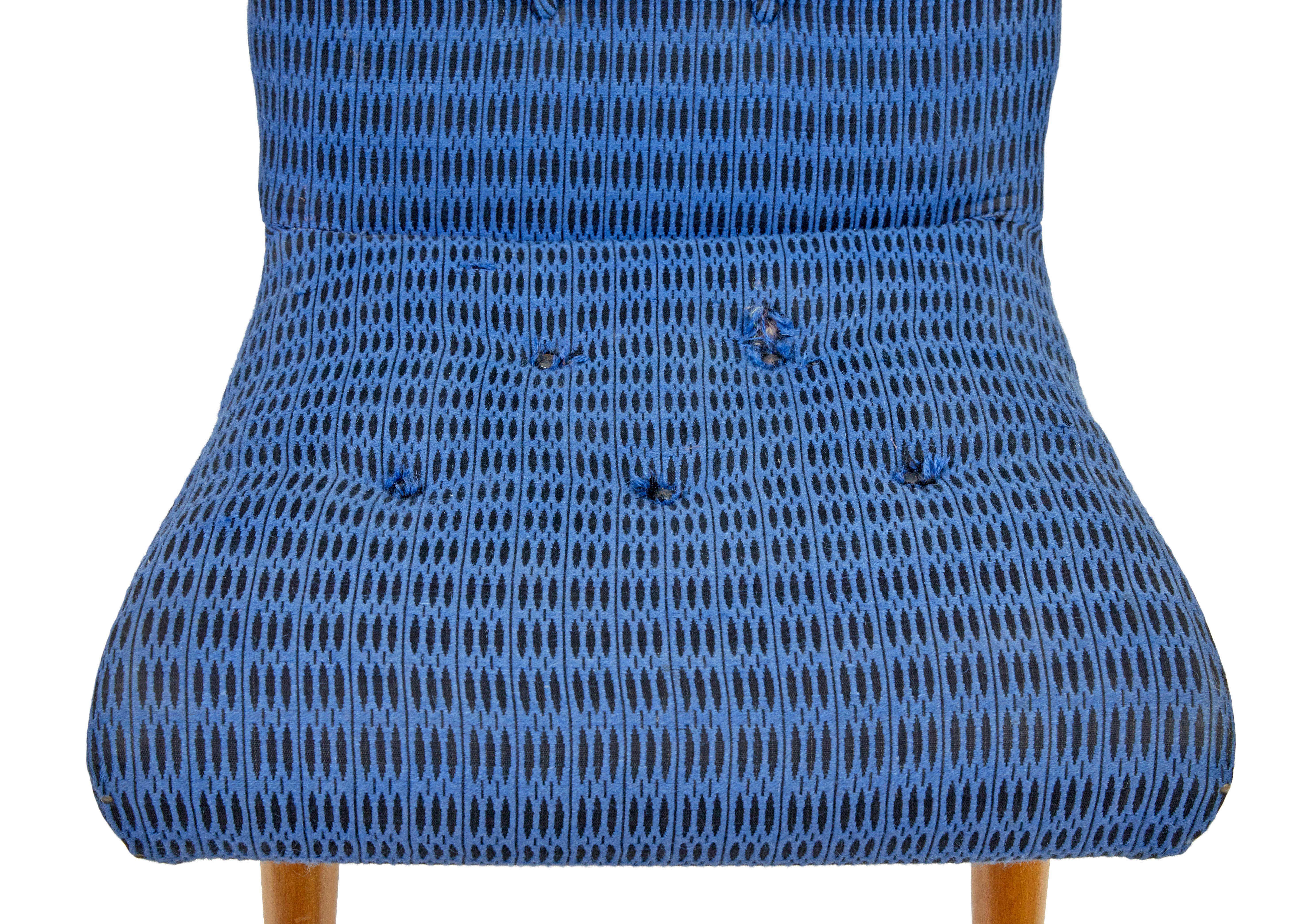 Harlekin-Set aus 8 modernen skandinavischen Loungesesseln aus Skandinavien (Stoff) im Angebot