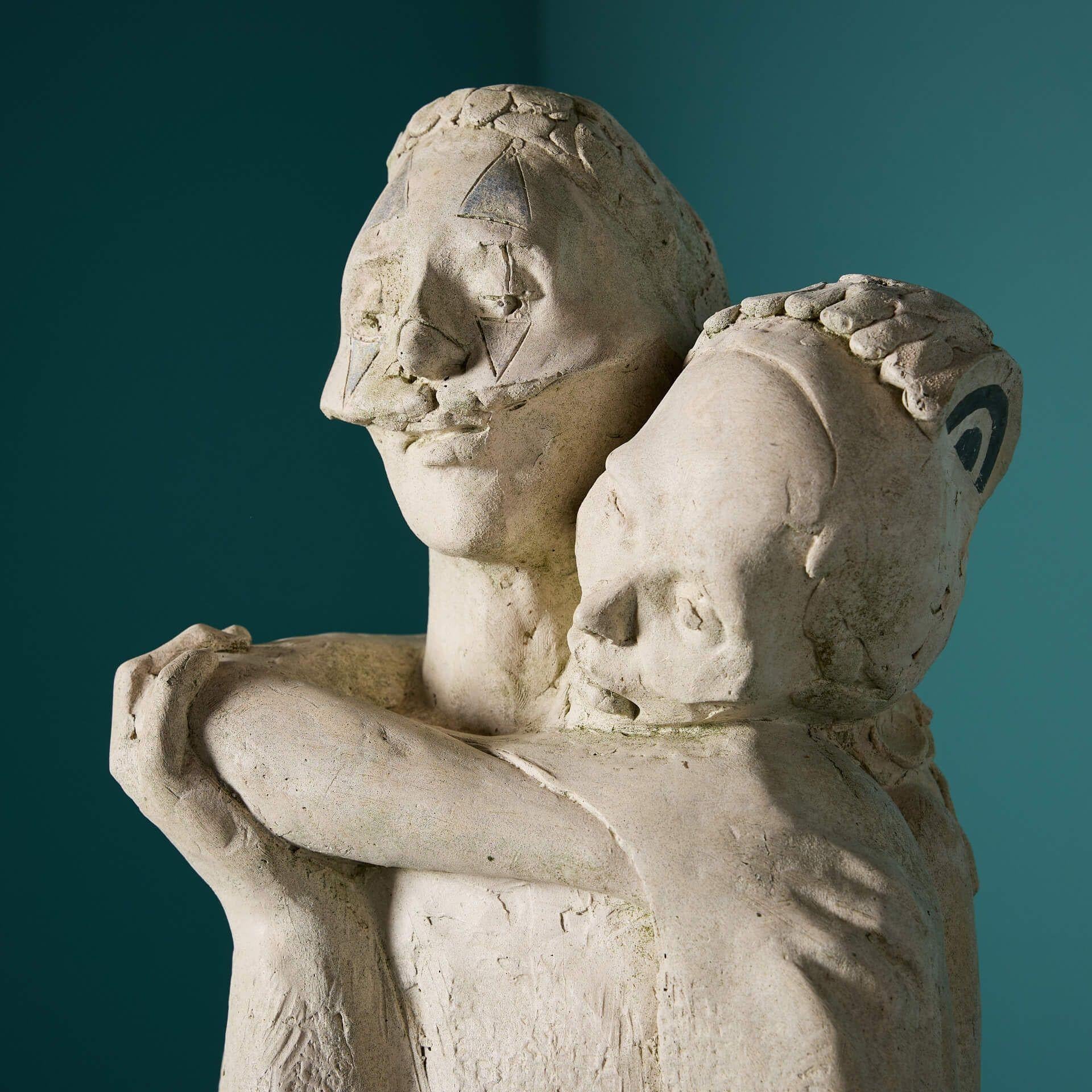 Harlekinade Tanzende Skulptur Maquette von John W. Mills (1933-2023) (Moderne der Mitte des Jahrhunderts) im Angebot
