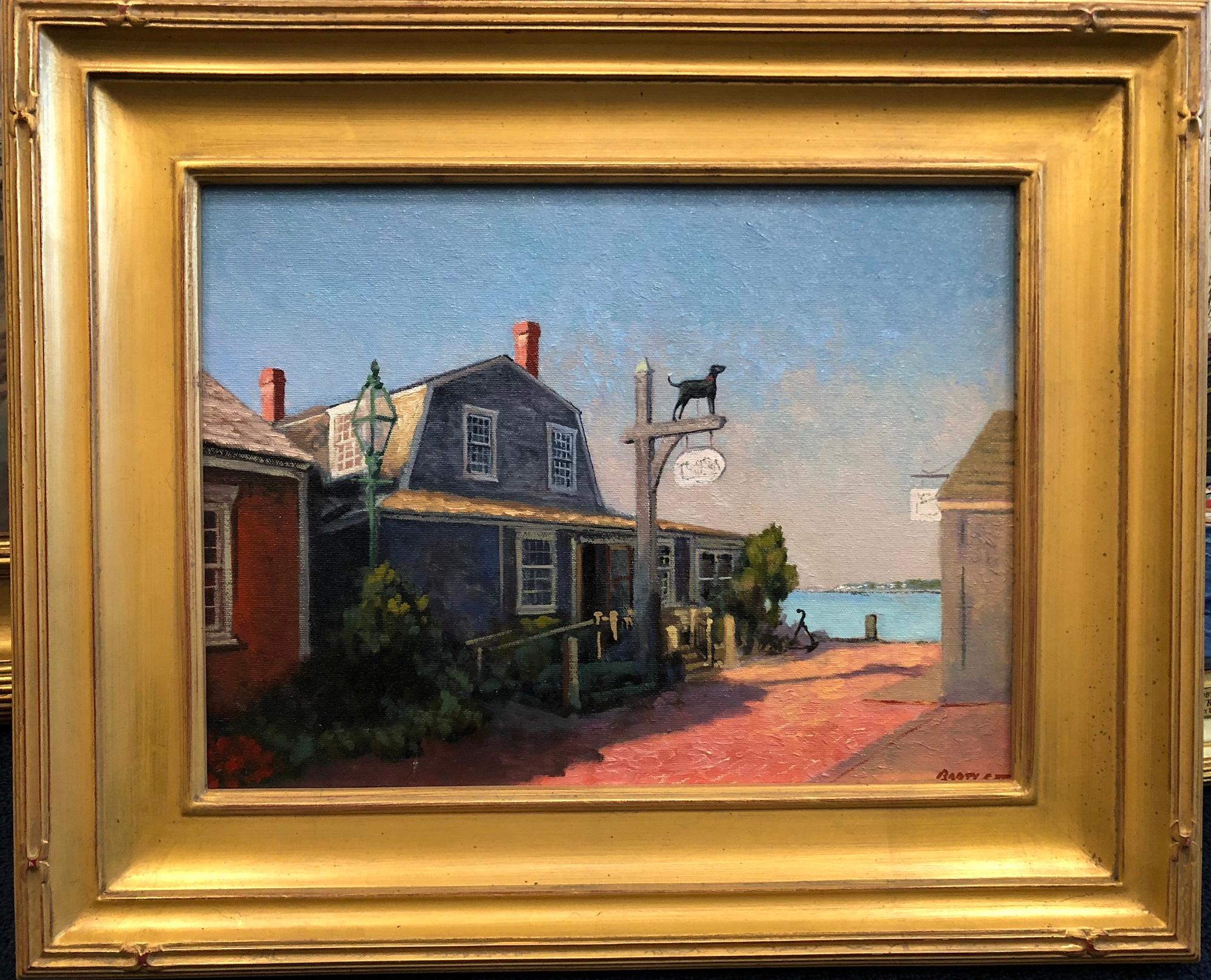 The Black Dog, Martha's Vineyard, Massachusetts - Painting by Harley Bartlett