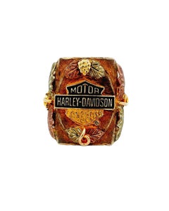 Anello Harley Davidson 10k Multicolore
