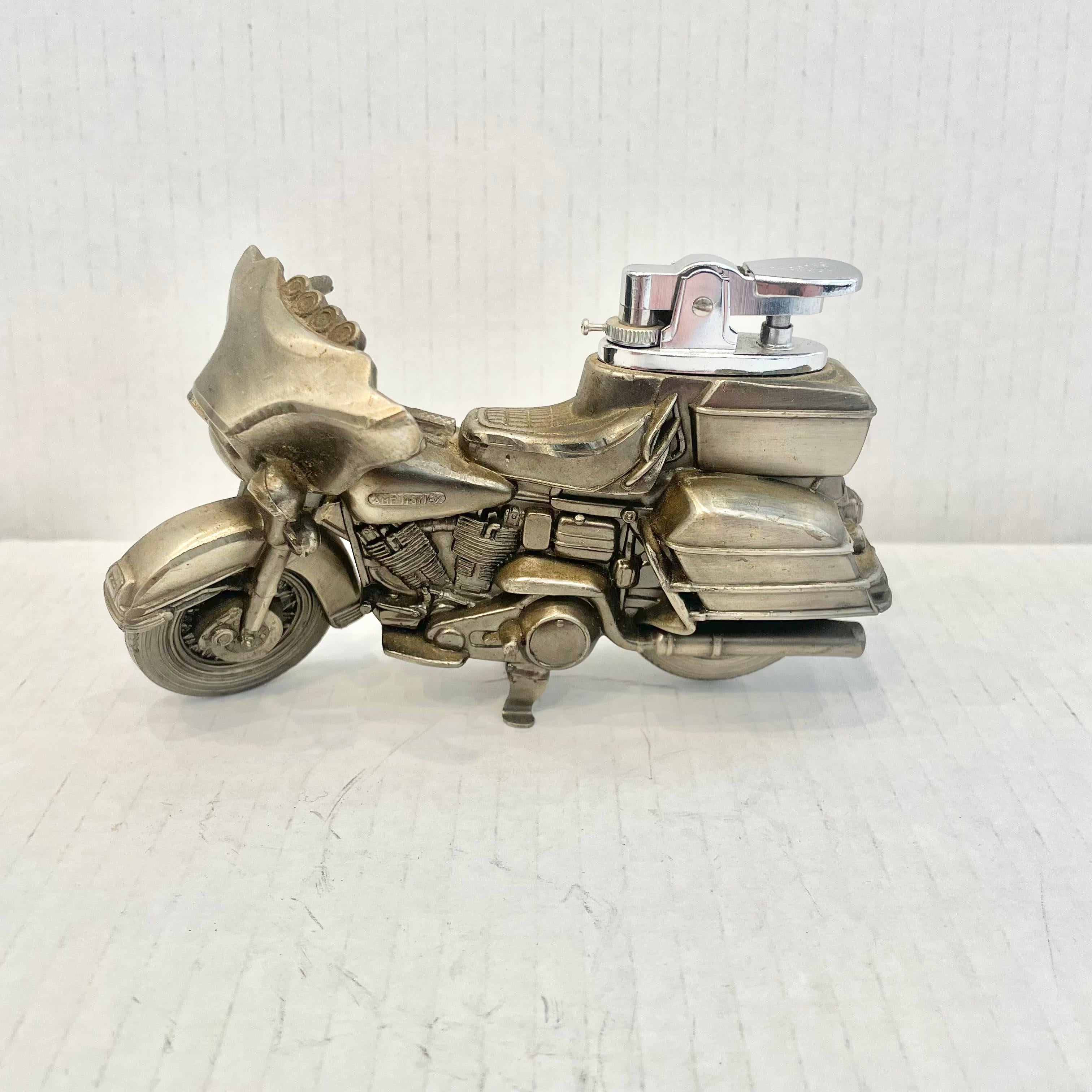 Japanese Harley Davidson AMF Motorcycle Lighter, 1980s Japan For Sale