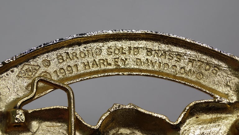 St. Louis Missouri Arch Solid Brass Vintage Belt Buckle