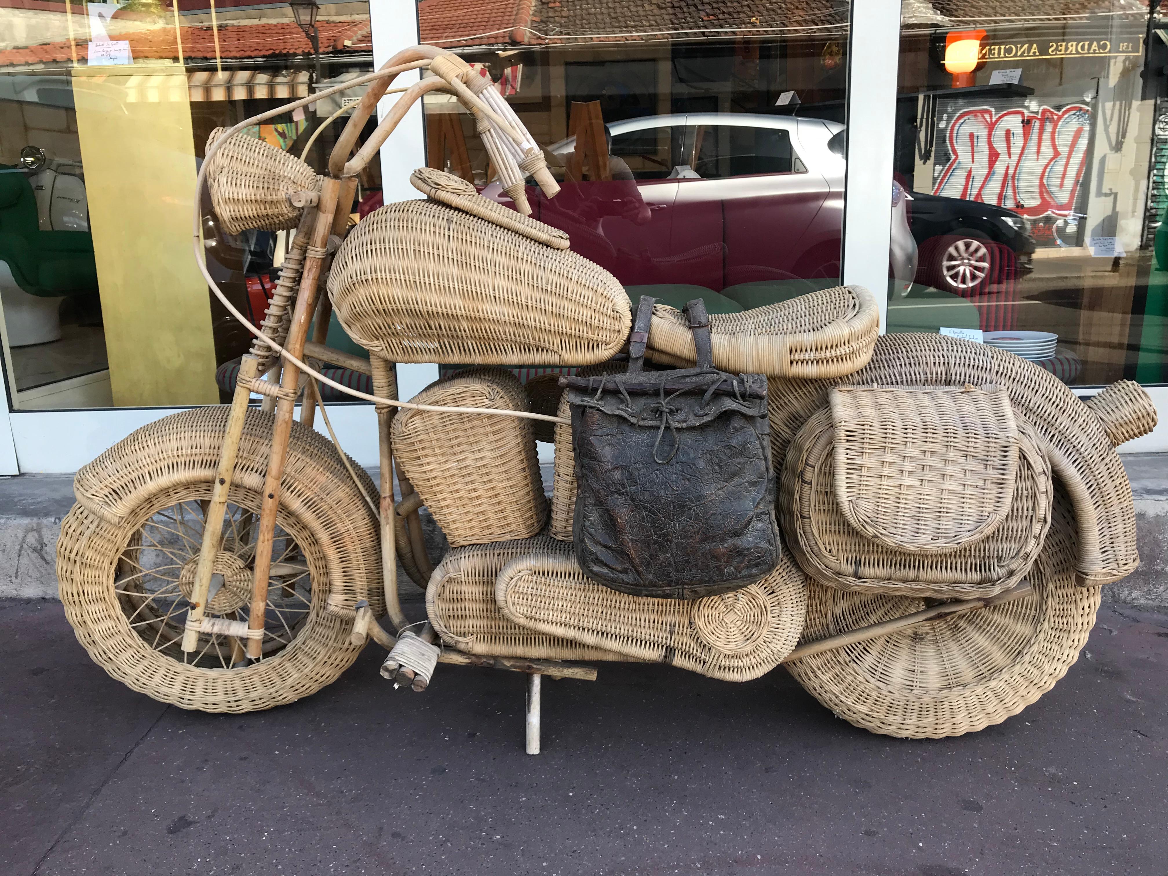 wicker harley davidson motorcycle