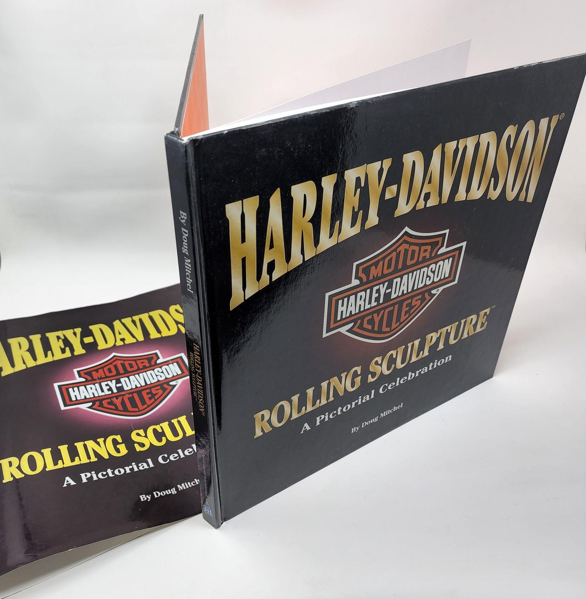 American Harley Davidson Rolling Sculpture Hardcover Book For Sale