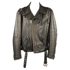 HARLEY DAVIDSON Taille XXL Veste de moto en cuir noir