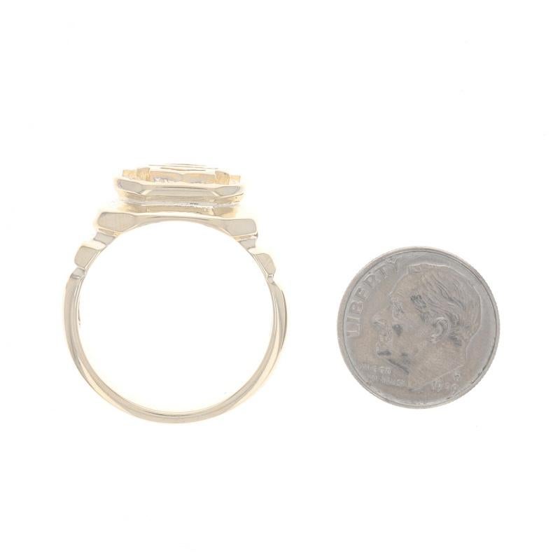 Harley-Davidson Stamper Diamond Shield Men's Ring - Yellow Gold 10k Motorcycles For Sale 2