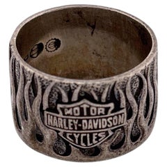 Anillo Harley Davidson de plata de ley