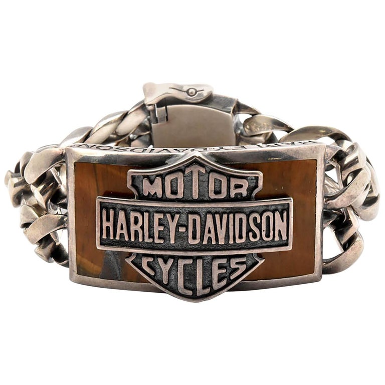 Bracelet Harley Davidson Thierry Martino en argent sterling sur 1stDibs