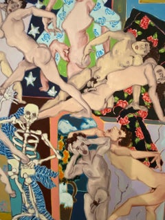 1980s FIgurative Painting by Artist Harley Francis