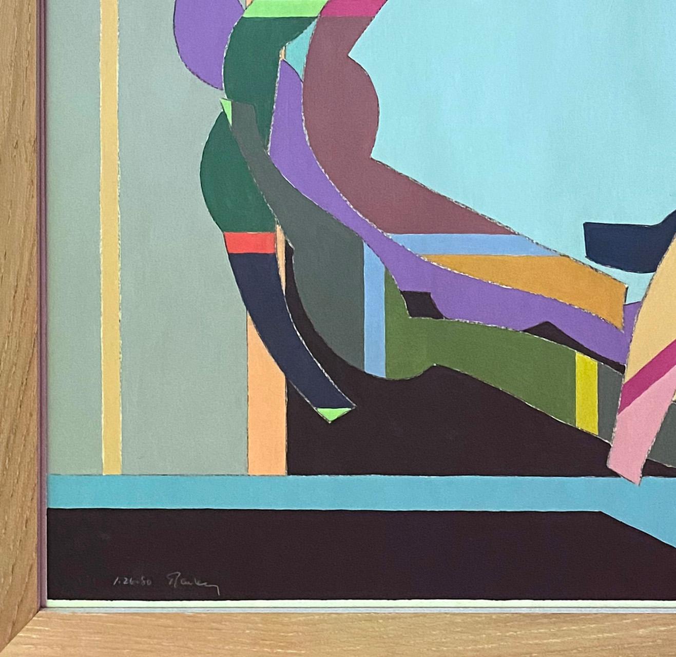 Harley Francis - Mid-20th Century Painting on 8-Ply Rag Paper by Artist ...