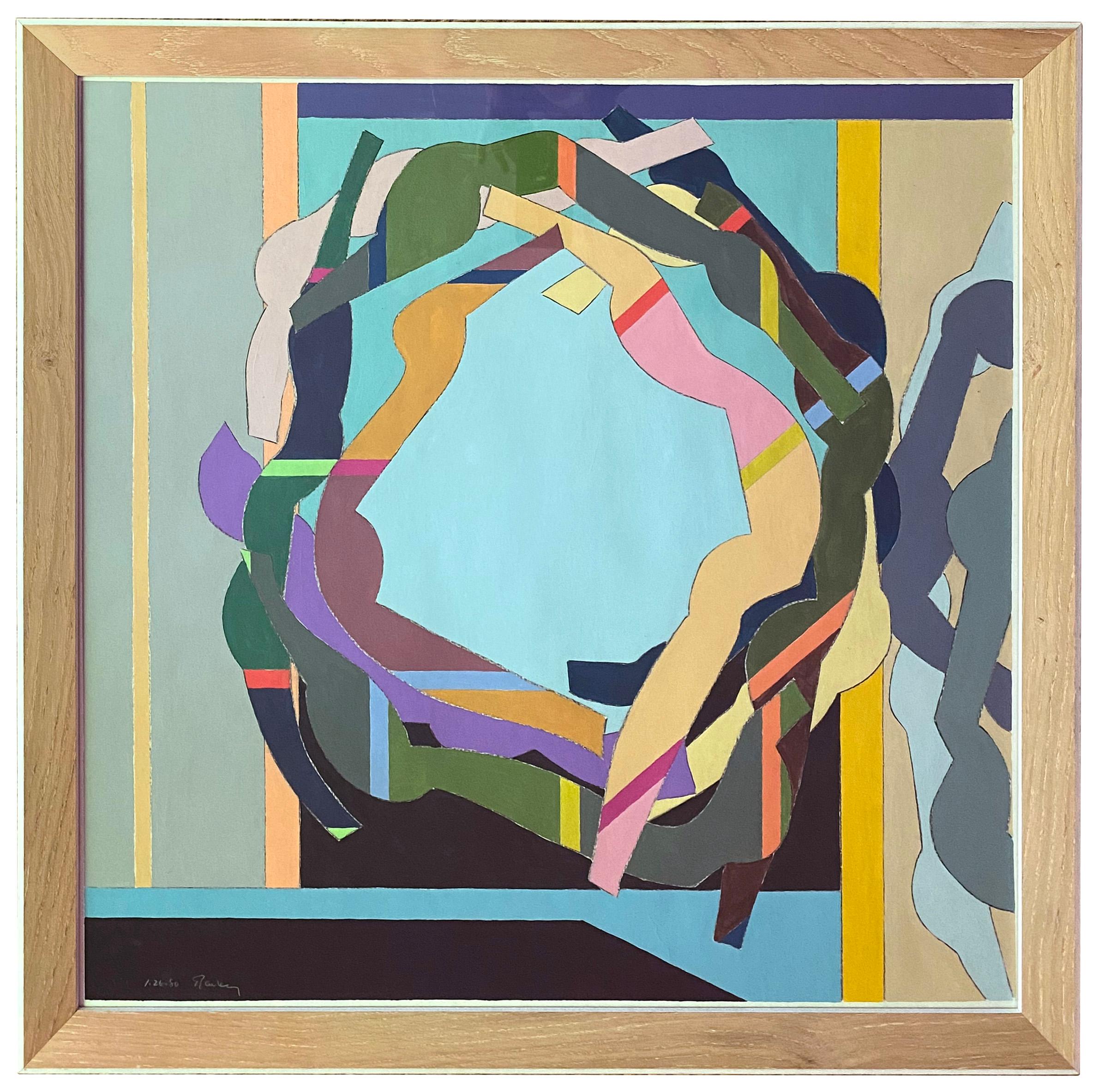Harley Francis - Mid-20th Century Painting on 8-Ply Rag Paper by Artist ...