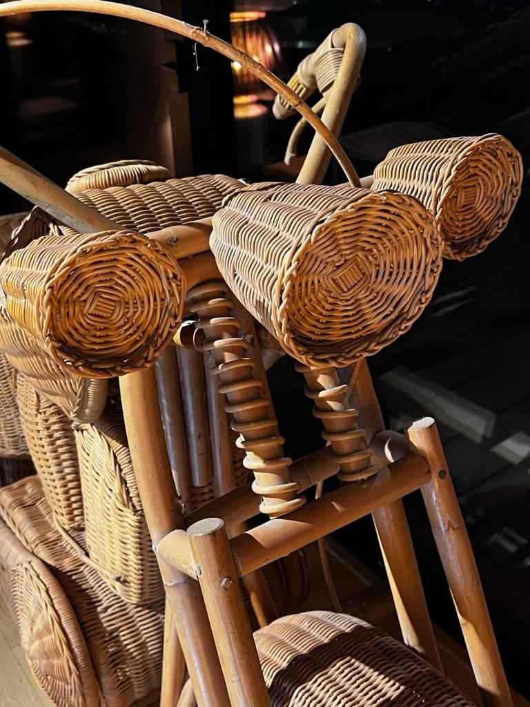 Harley Tom Dixon for Habitat wicker showcases, life-size 1980 In Excellent Condition For Sale In Saint Rémy de Provence, FR