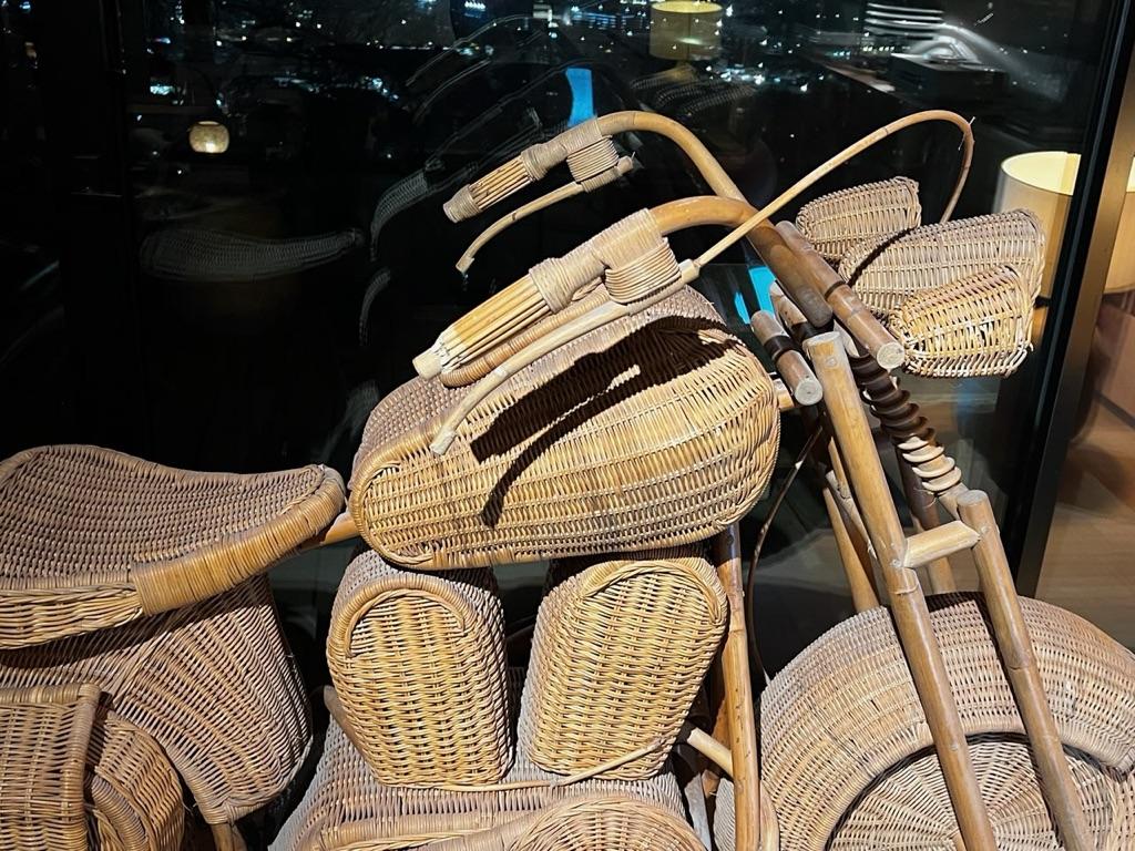 Harley Tom Dixon for Habitat wicker showcases, life-size 1980 For Sale 1