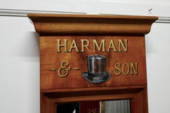 Harman & Son Outfitters Shop Advertising Wall Mirror