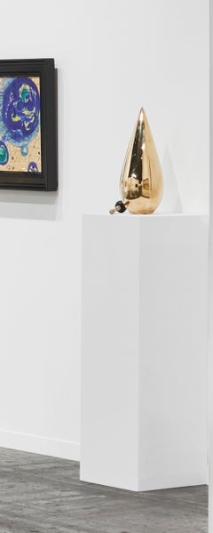 E-Flat (bell bronze serie), Brethouwer, Sculpture, Design, Gold