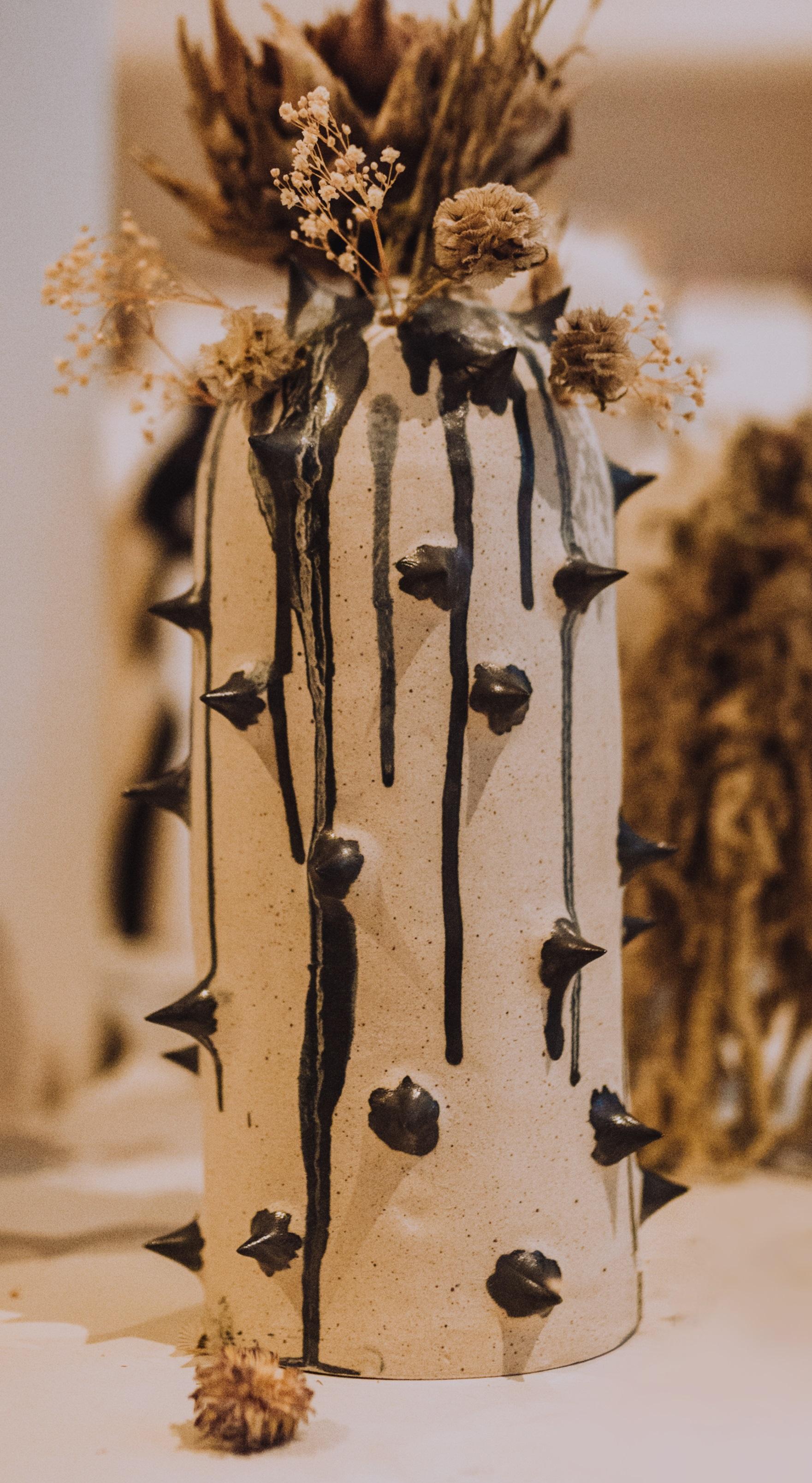 Other Harmfull Ceramics Flower Holder 2 by Alina Rotzinger For Sale
