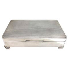 Harmon Brothers Sterling Cigarette Box