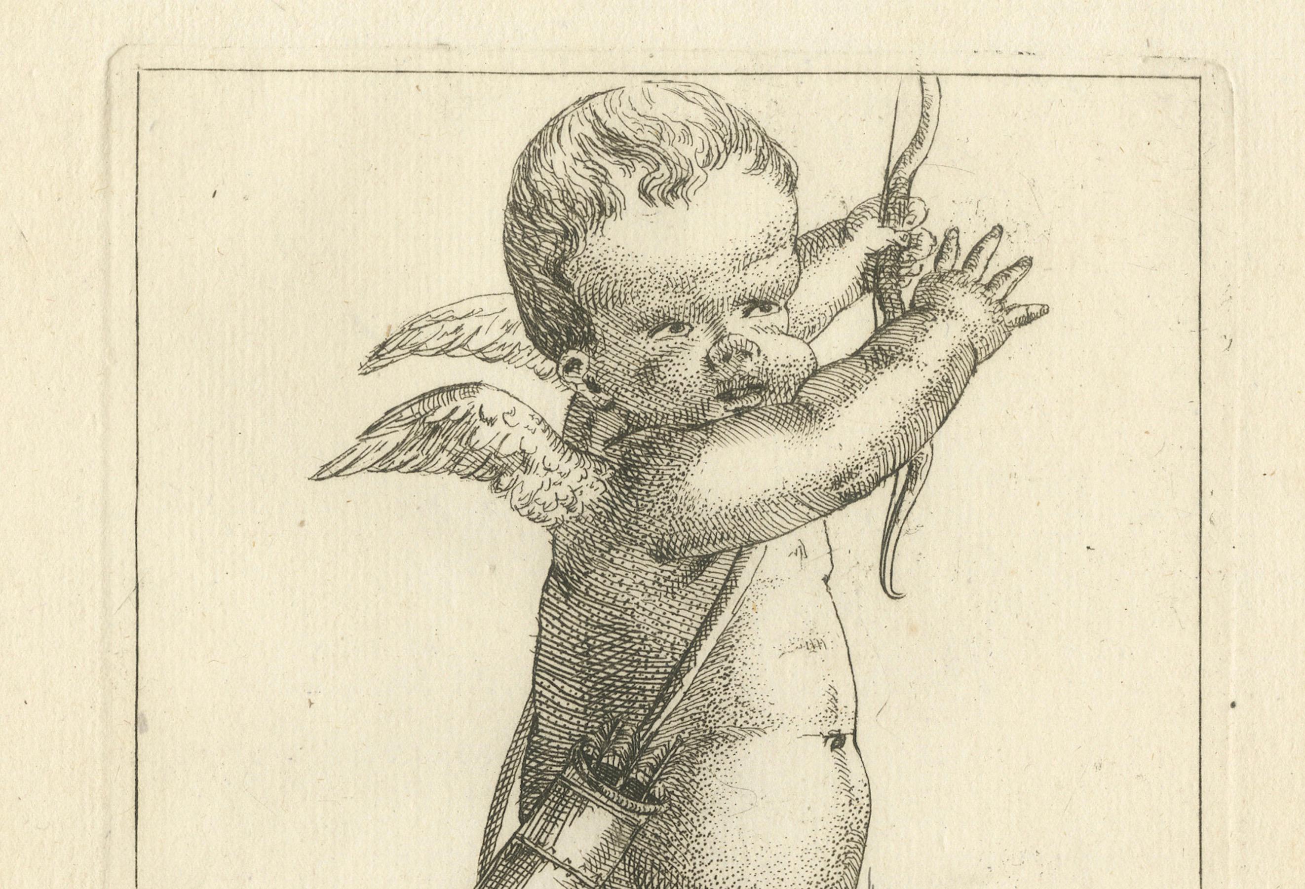Early 17th Century Harmonious Mischief: A Triptych of Baroque Putti, circa 1620 For Sale