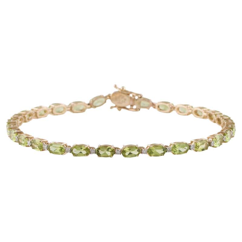 14K Ruby and Diamond Link Bracelet - Exquisite Gemstone Elegance ...