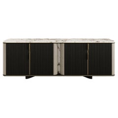 Harmony Modern Sideboard with Natural Stone