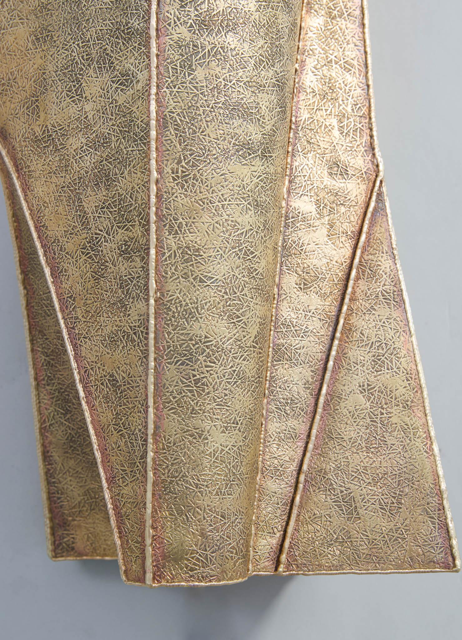 Fatto a mano Harmony of the Heavens Applique B in Ottone, Viya di Vikram Goyal in vendita