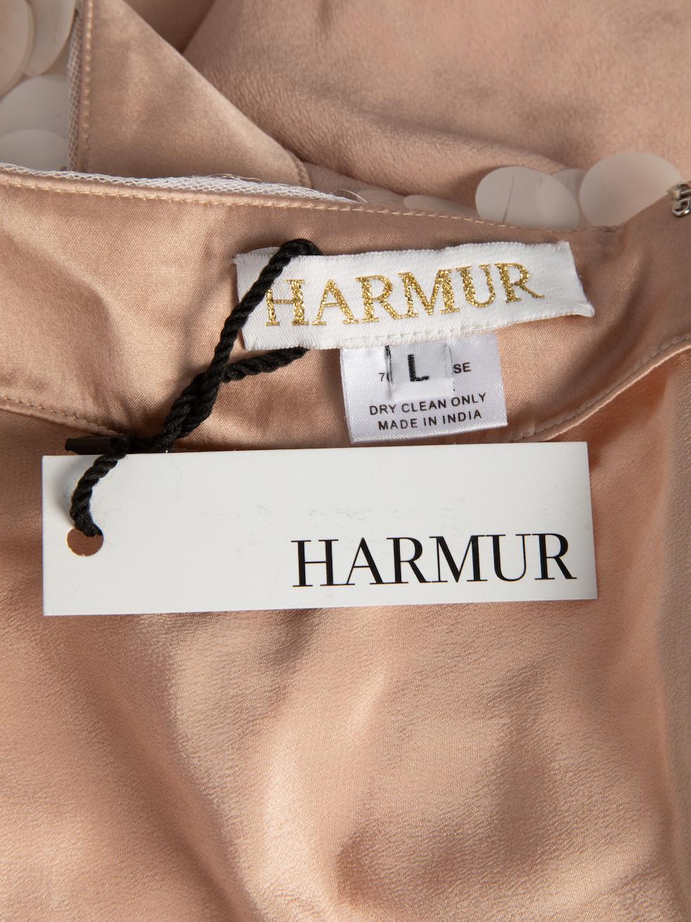 HARMUR Women's Pink Crystal & Sequin Embellished Mini Dress 1