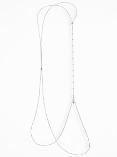 Harness Bodychain in Rhodium Plated 925 Sterling Silver & Glass Crystals by O Sh