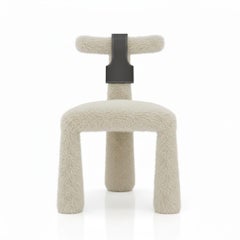 Harness Dining Chair — Faux Mongolian Edition by Mondo Design Studio