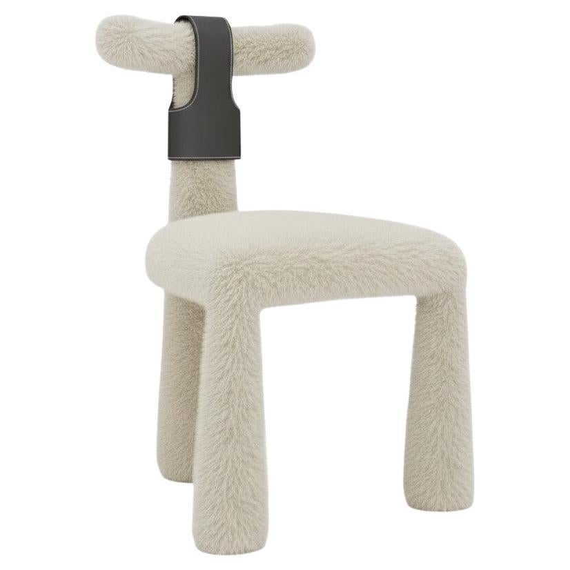 Harness Dining Chair - Faux Mongolian Edition von Mondo Design Studio im Angebot