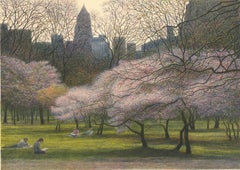 Blossoms and Buildings.  [Central Park.]