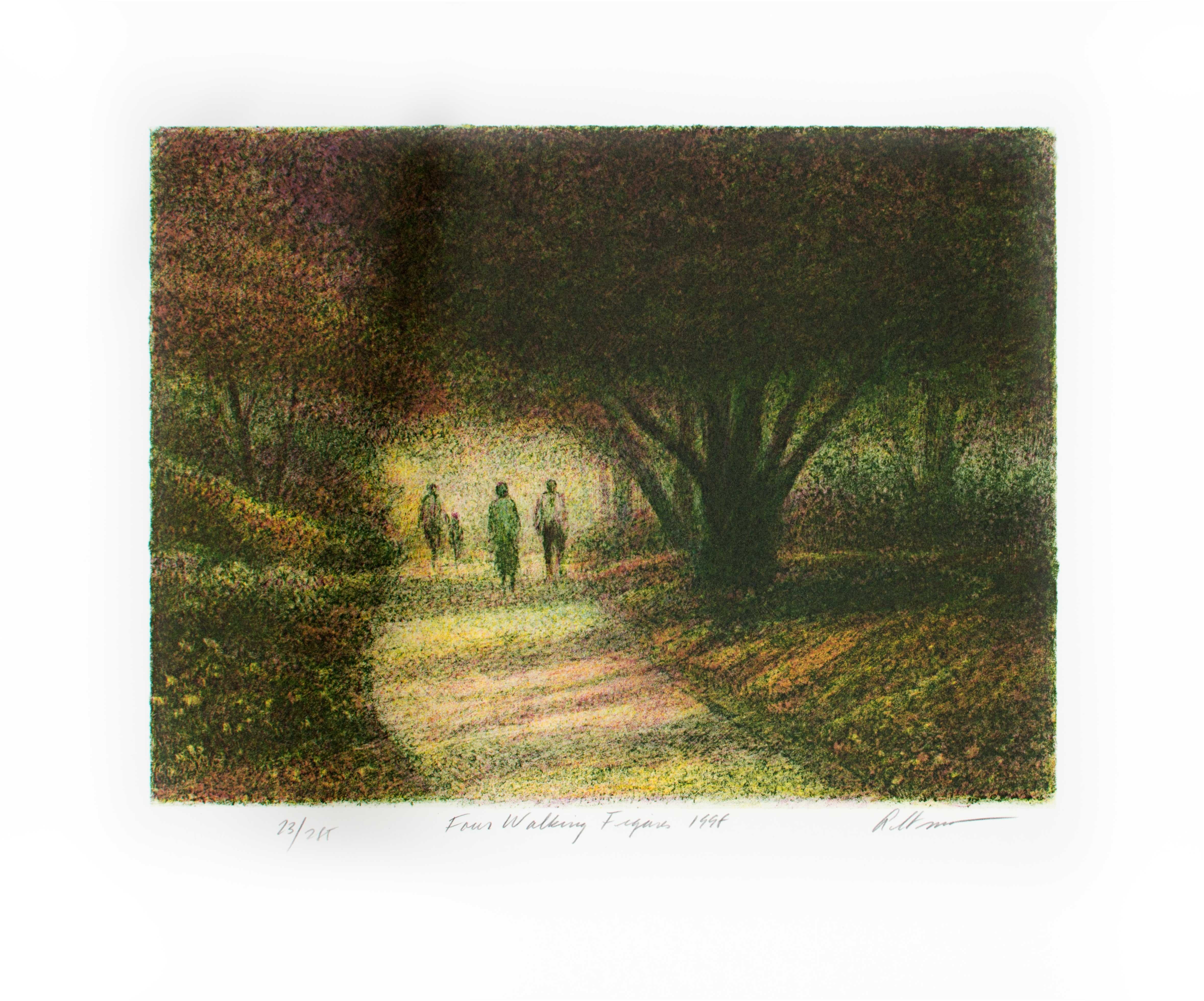 Four Walking Figures