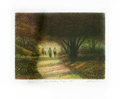 Four Walking Figures