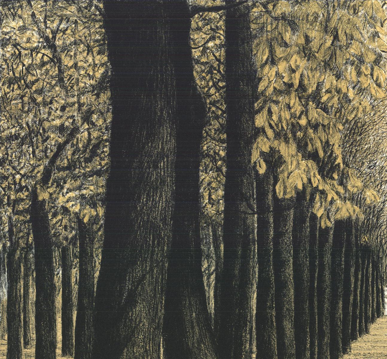 Harold Altman 'Couple Walking Through Forest' 1970- Lithograph For Sale 1