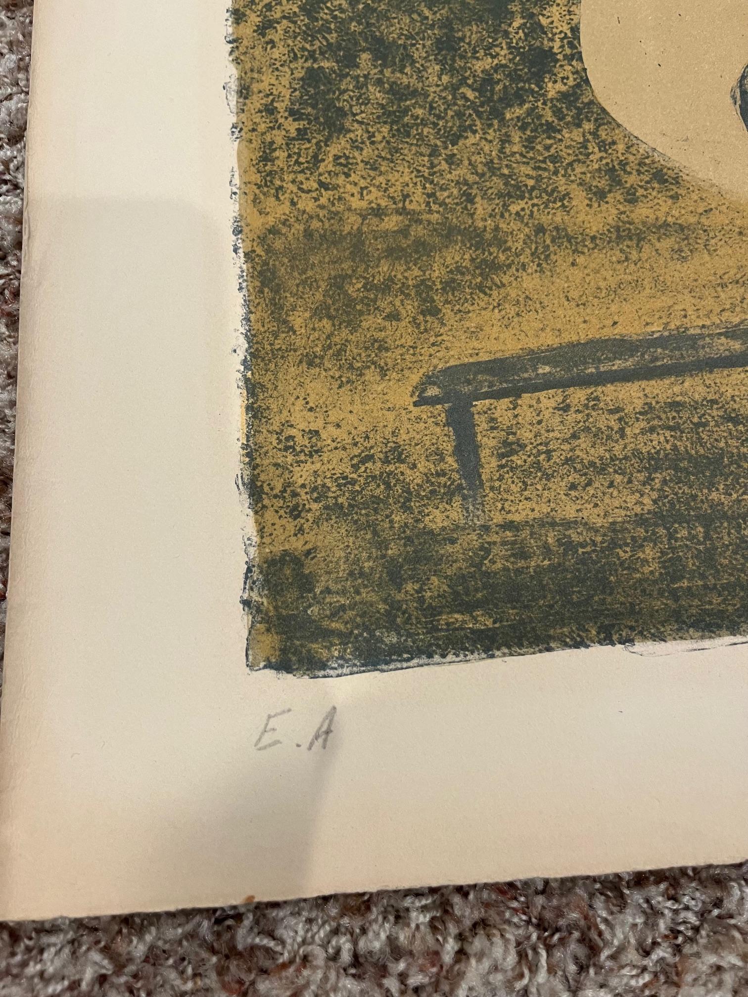Harold Altman limited edition etching entitled 