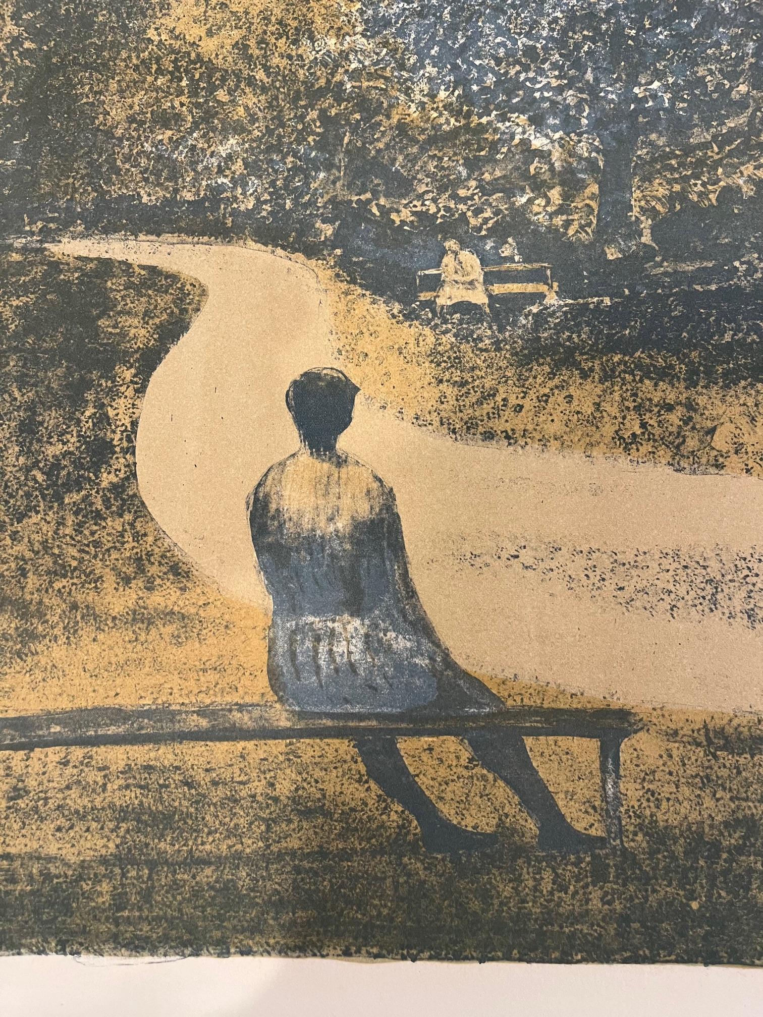 Harold Altman limited edition etching entitled 