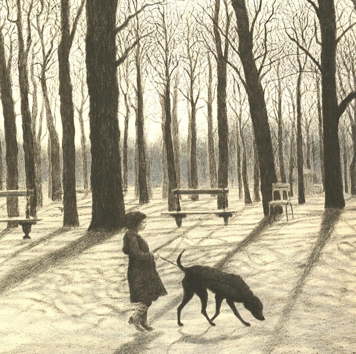 Harold Altman 'Jardín de Luxemburgo' 1970- Litografía en venta 3