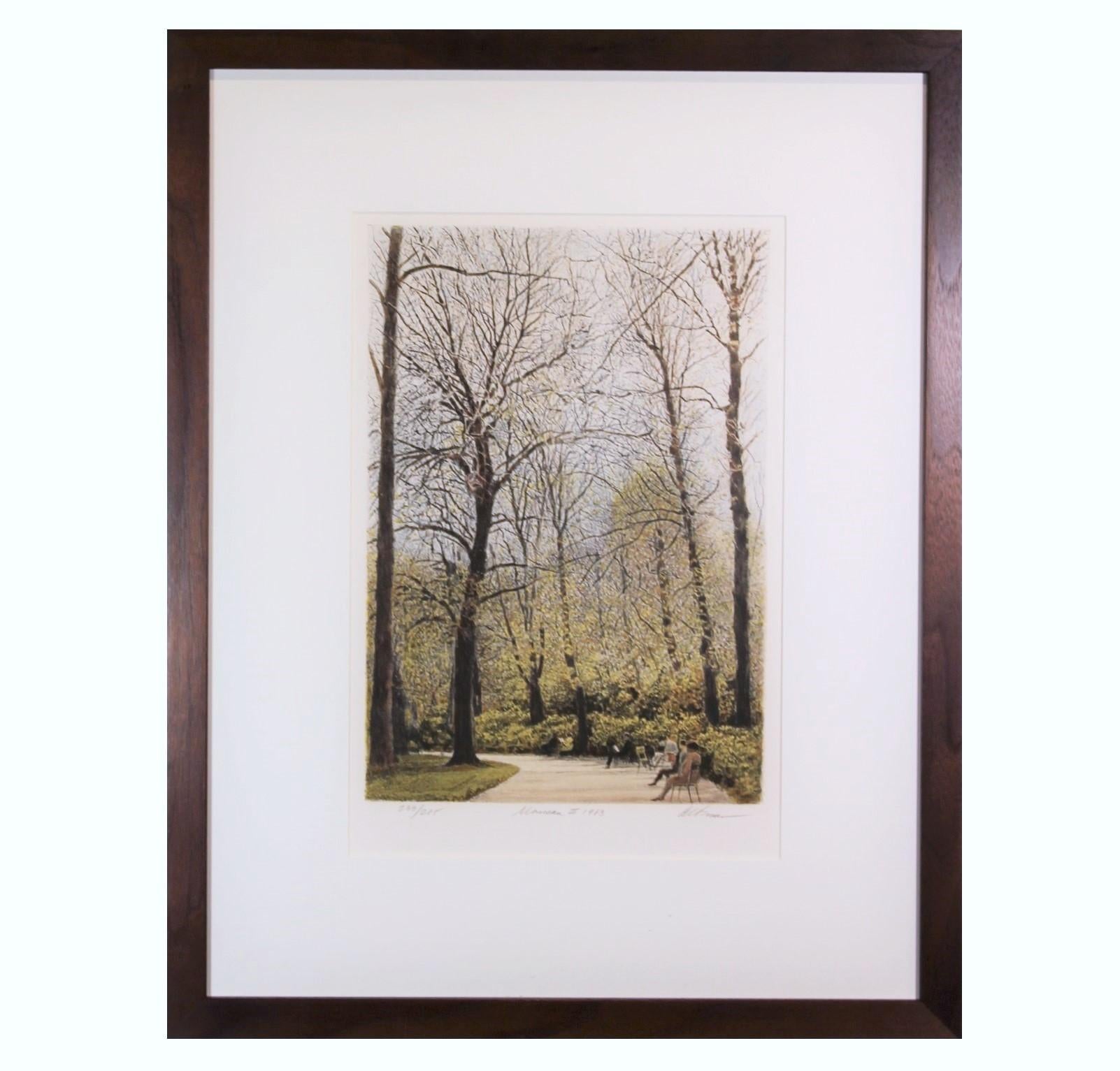 Monceau I, II, III, and IV View of Central Park - Print by Harold Altman