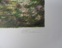 New York City : Spring at Central Park - Original handsigned lithograph