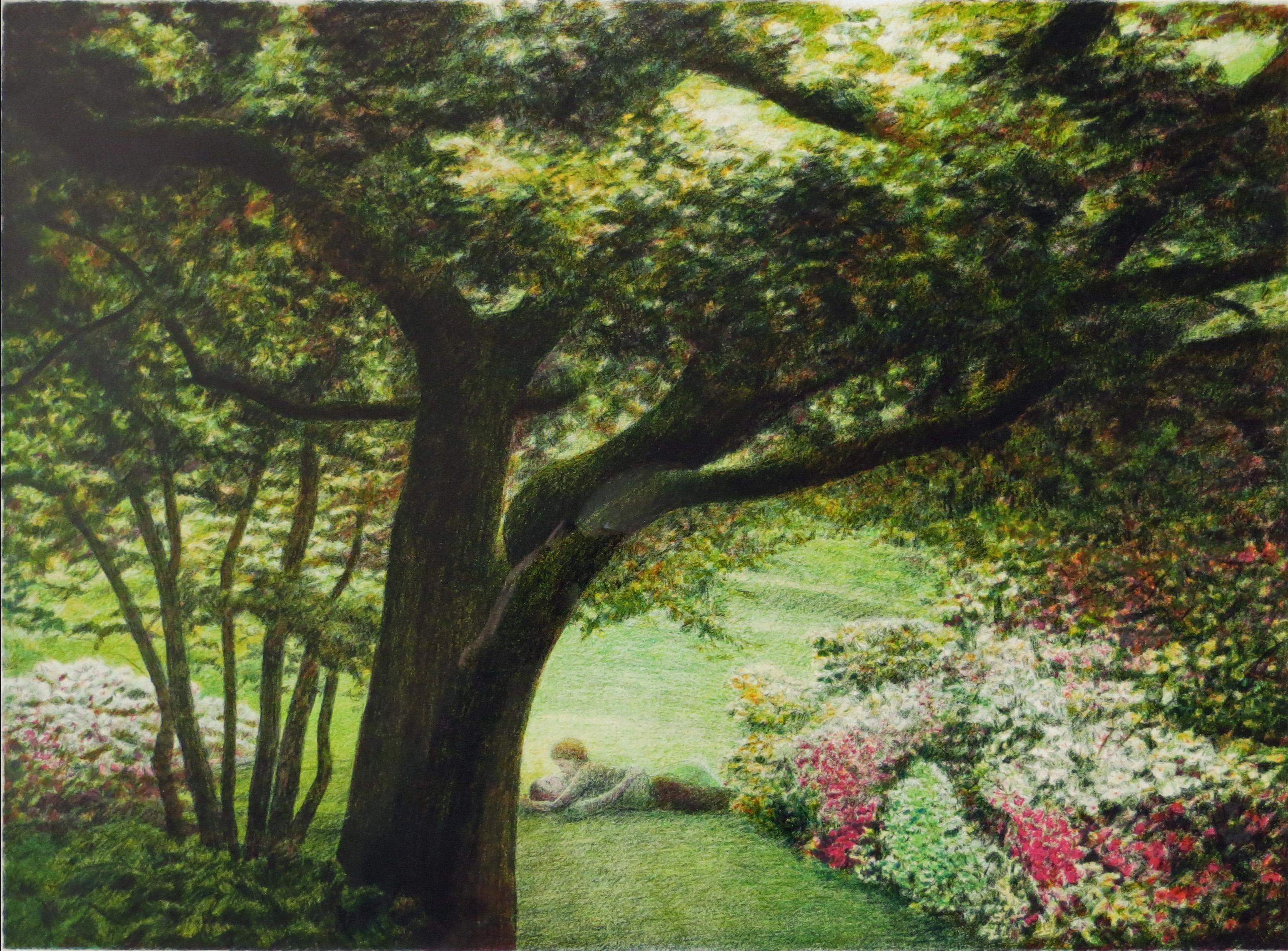 Harold Altman Landscape Print - The Lovers