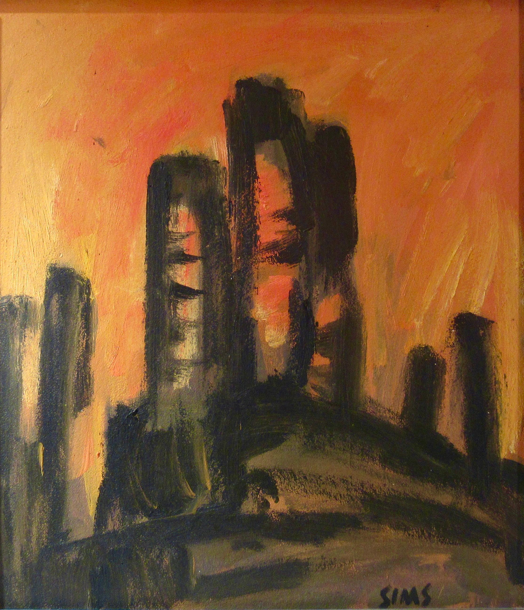 Paesaggio - Painting di Harold Alvin Sims